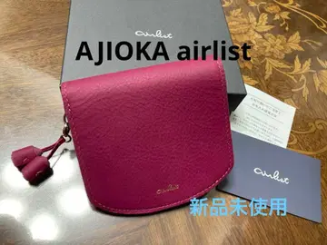 미사용 새상품 AJIOKA airlist 접이식 지갑 핑크