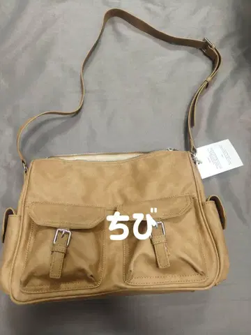 Stand oil 베이지 숄더백 새 택 포함