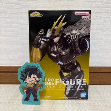 [ 미개봉 새상품 ] 히로아카 아머드 올마이트 피규어 데쿠 스티커 포함