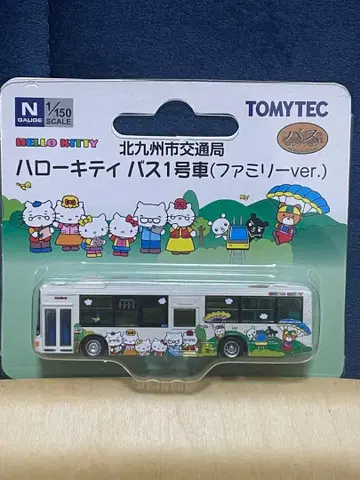 미개봉품 버스 컬렉션 헬로키티 버스 1호차 기타큐슈 교통국 토미텍