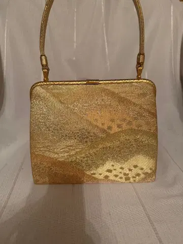 일본 의류용 백 골드 새상품급 금독수리 상표