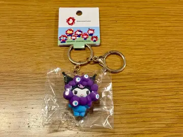 산리오 미야쿠미야쿠 입체 마스코트 컬러 키링 쿠로미