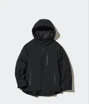 유니클로 하이브리드 다운 후드티