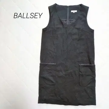BALLSEY 보르지 슬리브리스 무릎 기장 원피스 울 100%