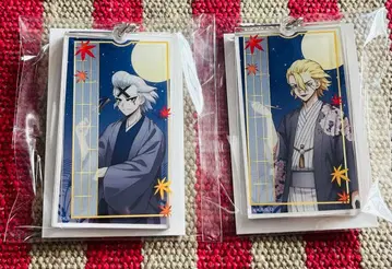 Dr.STONE 마네키네코 아크릴 키링 제노 스탠리 2점