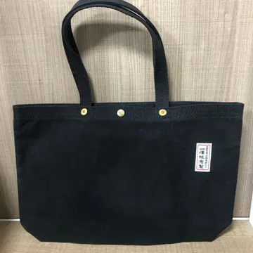 미사용 새상품 이치자와 캔버스 토트 블랙 컬러
