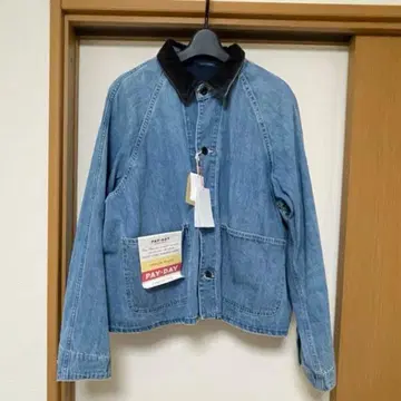 PAY DAY x 6(ROKU) SHORT COVERALLS DENIM