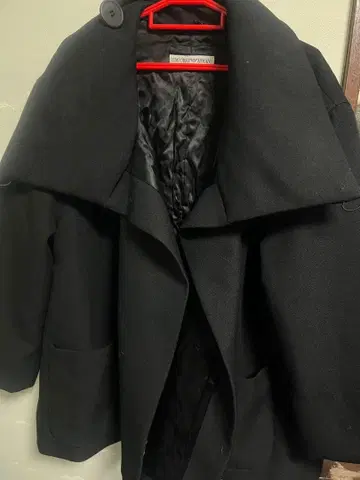 EMPORIO ARMANI 블랙 코트 사이즈 40