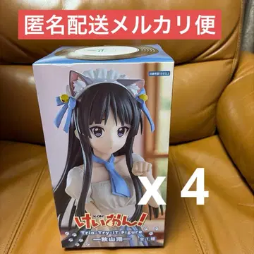 케이온! Trio-Try-iT 피규어 아키야마 미오 4체 세트