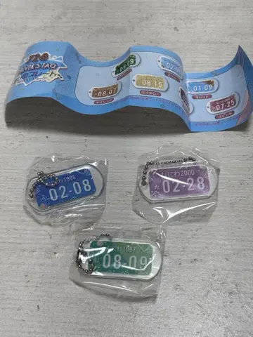 [ 익명 배송 ] 728 DRIVER'S TAG 최애 플레이트