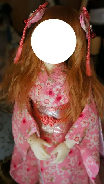 다홍색 월식님 제작 MSD/SDM/MDD 사이즈 기모노 세트