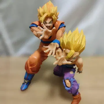 손오공 손오반 부자 에네르기파 피규어 제일복권 드래곤볼 반다이