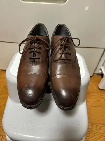 노브랜드 브라운 가죽 비즈니스 슈즈