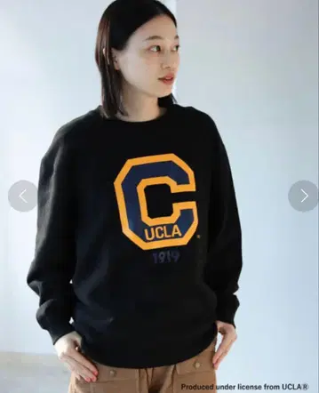 GOOD ROCK SPEED x BEAMS BOY UCLA 칼리지 맨투맨