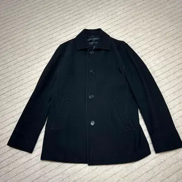 COMME CA ISM 블랙 울 코트 L 사이즈