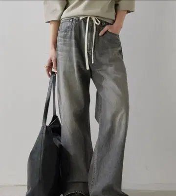 Whim Gazette 드로스트 데님 그레이 38