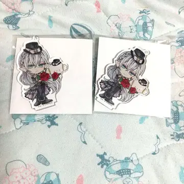 악마 집사와 검은 고양이 아쿠네코 시로 아크릴 스탠드 2개 세트