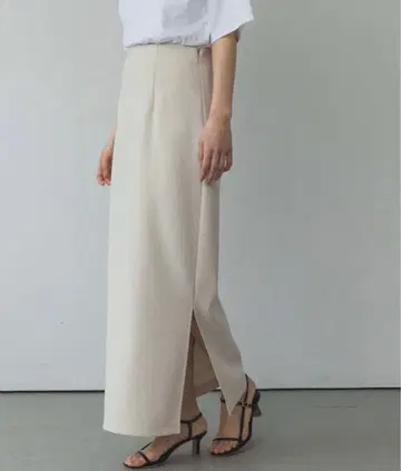 [No.243] 컷 내로우 하이웨스트 스커트 타이트 스커트 슬릿