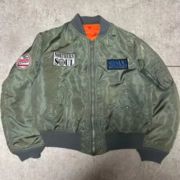 80s 알파인더스트리 구택 usa제 MA-1 플라이트 자켓