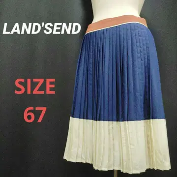LAND'SEND 랜드엔드 플리츠 스커트