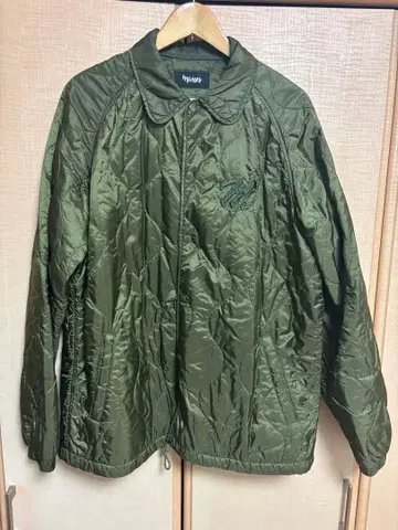 MASSSES 퀼팅 자켓 L 사이즈 올리브 그린