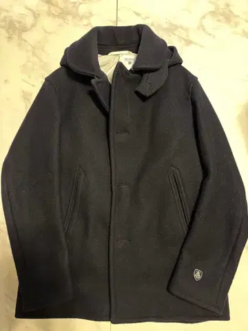 Ocivial 후드 부착 네이비 코트 프랑스 3