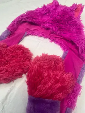 디즈니 체셔 고양이 머플러 캡