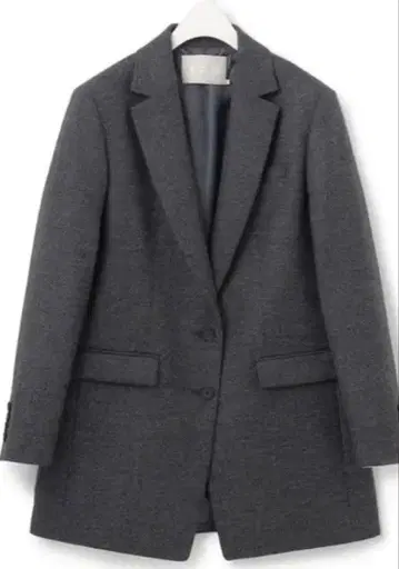 ICB L 시크 트위드 테일러드 자켓 롱 자켓