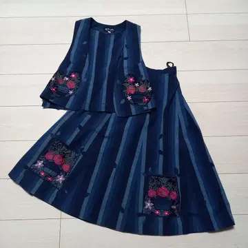 기우에몬 베스트 스커트 셋업 (9호)