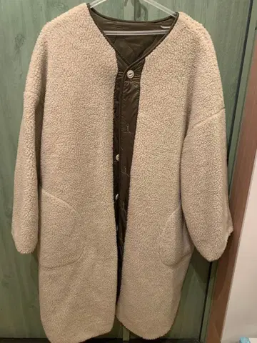 FREAK'S STORE 퀼팅 리버서블 보아 코트