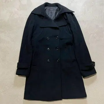 에고이스트 피 코트 울 혼방 롱 자켓 벨트 포함