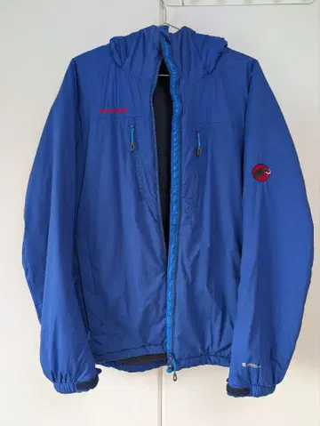 Mammut 마무트 방수 후드 부착 자켓 파랑 L 사이즈