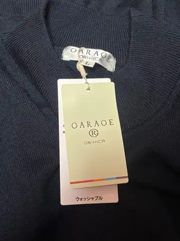 택 포함 새상품 ORIHICA GARAGE 네이비 스웨터 S-3L