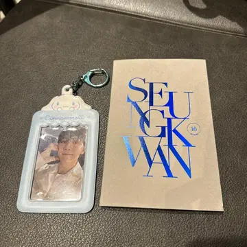 SEUNGKWAN 포토 카드 & 시나모롤 키링