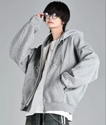 [ ADRER ] 더블 지퍼 후드티