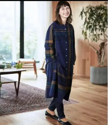 써니클라우드 빅 체크  튜닉 3L