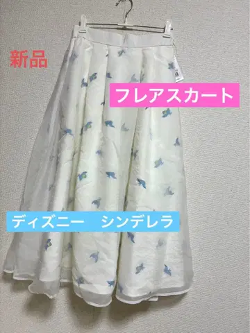 새상품 디즈니 스토어 신데렐라 파랑새 플레어 스커트 샤샤 스커트