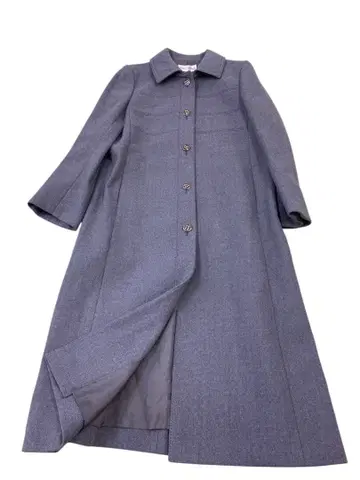 e94 MISS ONWARD 그레이 롱 코트 플레어 슬리브