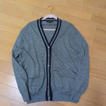 드로어 그레이 V넥 가디건 사이즈 1