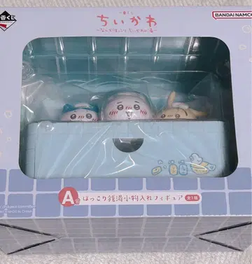 배송비 포함 치이카와 1번 복권 A상 포근한 목욕탕 소품함 피규어
