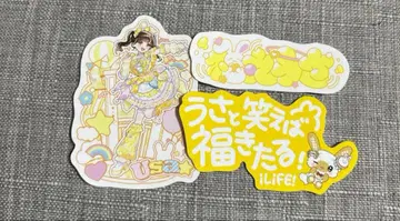 iLiFE! 무도관 굿즈 랜덤 스티커 후쿠마루 우사 ONE LiFE!