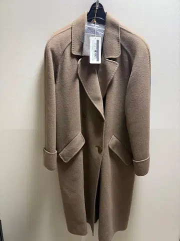 [ 새상품급 ] HUIT-MODES 베이지 캐시미어 100% 롱 코트