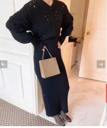 EDIT.FOR LULU 니트 원피스 블랙 정가 4만