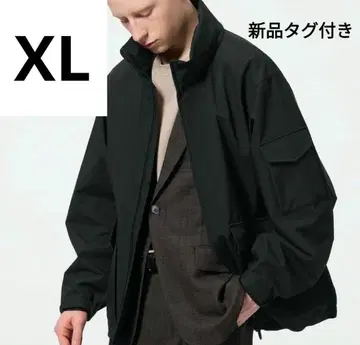 GU [ 새상품 ] 윈드프루프 컬러 스탠드 블루종 XL 블랙 자켓