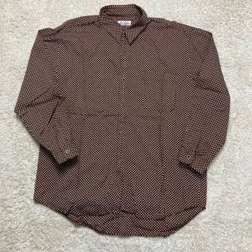 빈티지 도트 무늬 패턴 셔츠 올 패턴 도트 긴팔 셔츠 일본제