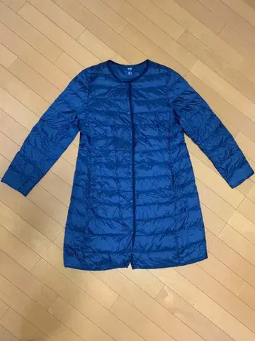 유니클로 울트라 라이트 다운 코트 네이비 UNIQLO