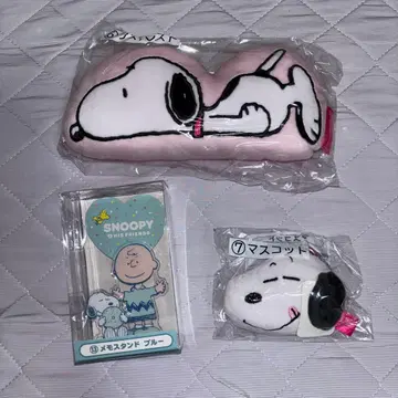 스누피 손목 받침대, 메모 스탠드, 마스코트