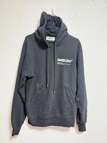 AMBUSH 후드티 블랙 xs 사이즈