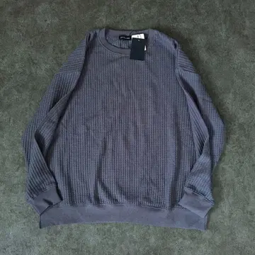 애슬레저 미니멀 스트릿 와플 니트