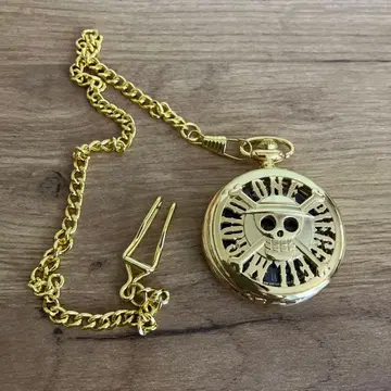 인기 애니메이션 원피스 ONE PIECE 골드 회중시계